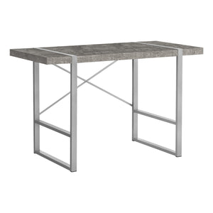 Monarch Specialties I 7662 Bureau, Bureau À Domicile, Ordinateur Portable, 48"l, Travail, Métal, Stratifié, Gris, Contemporain, Moderne - Simple Boutique