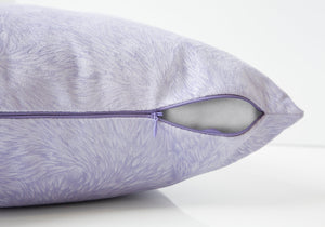 Monarch Specialties I 9325 Oreillers, Lot De 2, 18 X 18 Carré, Encart Inclus, Jeté Décoratif, Accent, Sofa, Canapé, Chambre À Coucher, Polyester, Hypoallergénique, Violet, Moderne - Simple Boutique