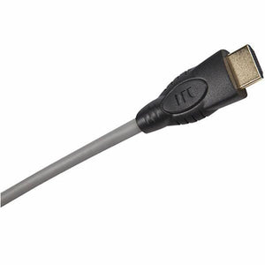 Monster Câble HDMI Haute Vitesse de 4 pi avec Ethernet, Connecteur Plaqué Or, Noir - Simple Boutique