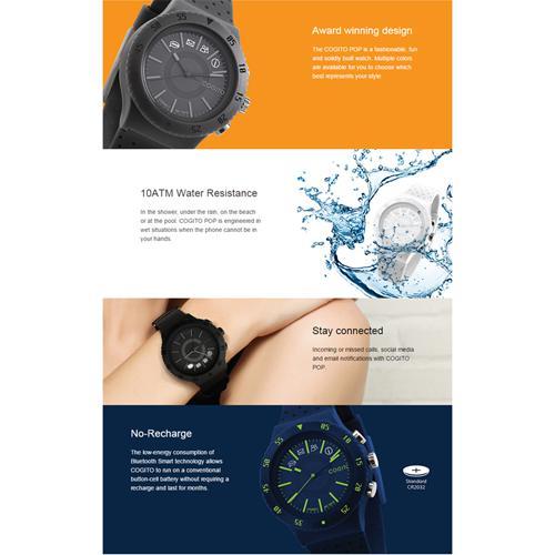 Montre Connectée Bluetooth COGITO POP - Violet Black Panther - Simple Boutique