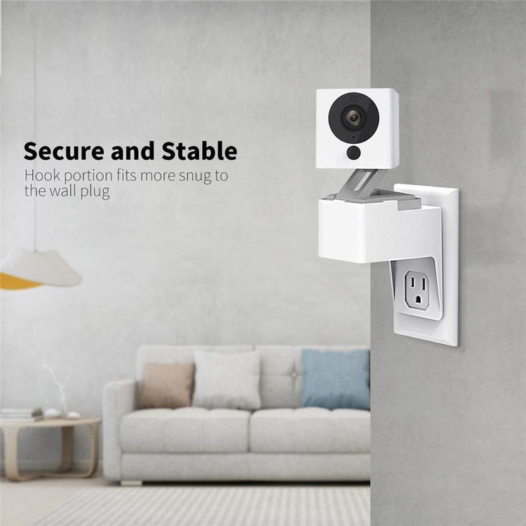 Mrount Support Pivotant à 360 Degré Prise Murale pour Wyze Cam Blanc - Simple Boutique