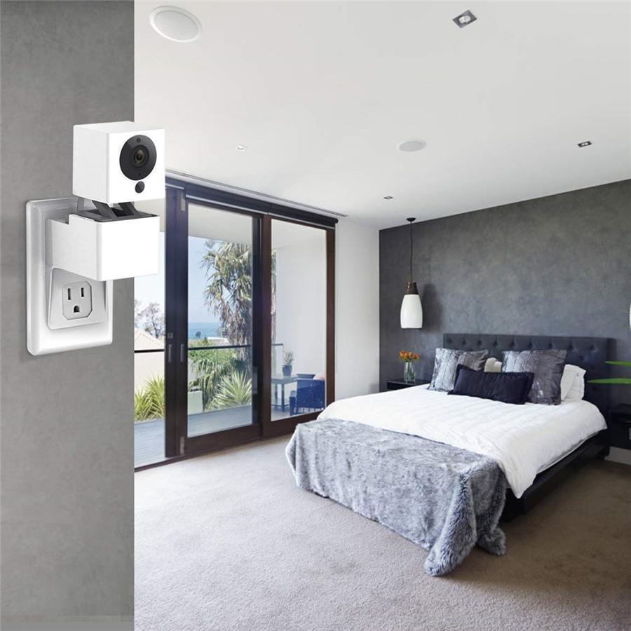 Mrount Support Pivotant à 360 Degré Prise Murale pour Wyze Cam Blanc - Simple Boutique