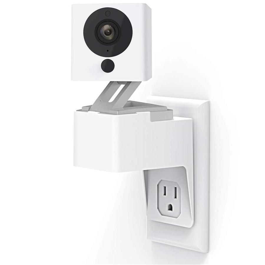 Mrount Support Pivotant à 360 Degré Prise Murale pour Wyze Cam Blanc - Simple Boutique