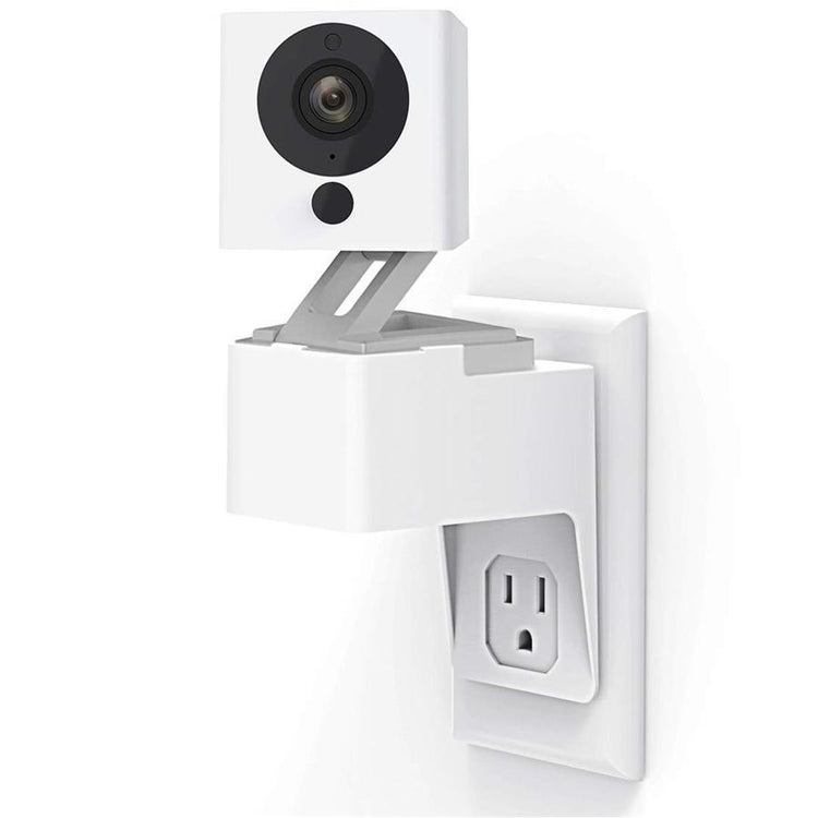 Mrount Support Pivotant à 360 Degré Prise Murale pour Wyze Cam Blanc - Simple Boutique