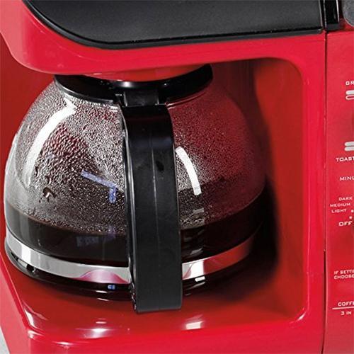 Nostalgia BSET300 Appareil À Déjeuner Muti-Tâches Rétro Rouge - Simple Boutique