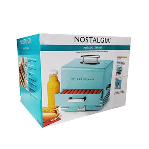 Nostalgia HDS248AQ Autocuiseur à Vapeur pour Hot-Dog, Turquoise - Simple Boutique