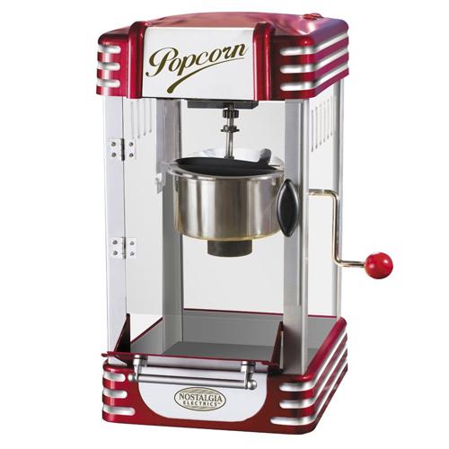 Nostalgia RKP630 Appareil À Pop-Corn À L'huile Rétro 10 Tasses Rouge - Simple Boutique