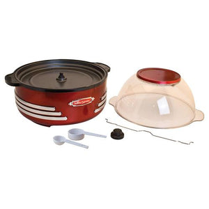 Nostalgia SP300RETRORED Appareil À Pop-Corn Rétro 24 Tasses Rouge - Simple Boutique