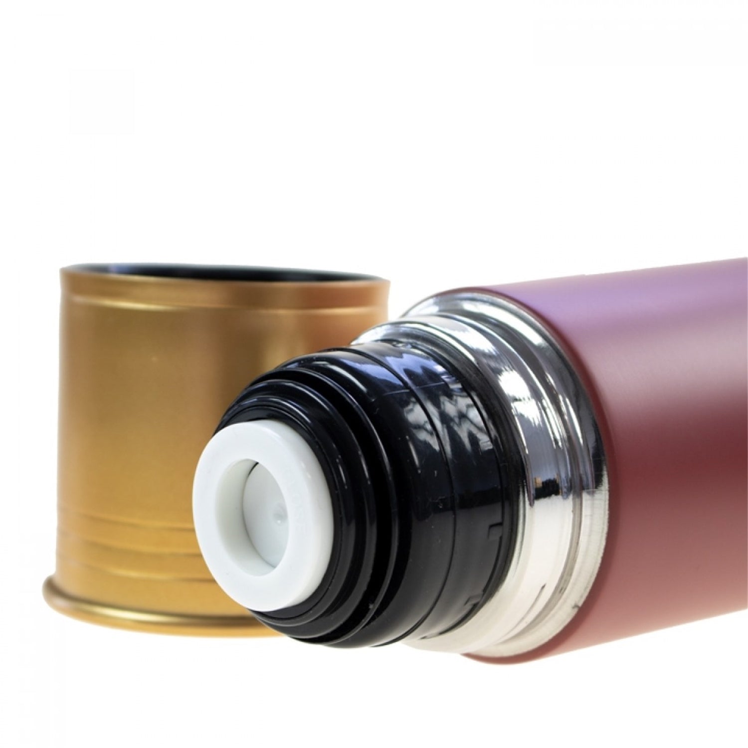 Olympia - Bouteille Isolante Style Douille de Fusil, Capacité de 750mL, Rouge - Simple Boutique