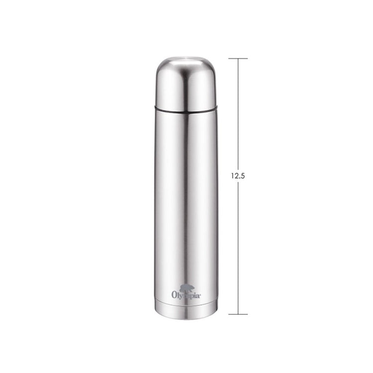 Olympia - Bouteille Isolante pour Boisson Chaude ou Froide, Capacité de 1000ml, Acier Inoxydable - Simple Boutique