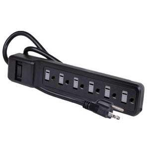 Onn Protecteur De Surtension 6 Prises 500 Joules 2.5 Pi Noir - Simple Boutique