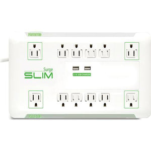 PP Protecteur de surtension électrique 4320J 12 prises 6pi 2xUSB - Simple Boutique