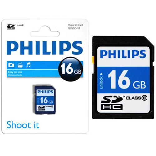 Philips Carte SDHC de 16 GB (Classe 10) - Simple Boutique