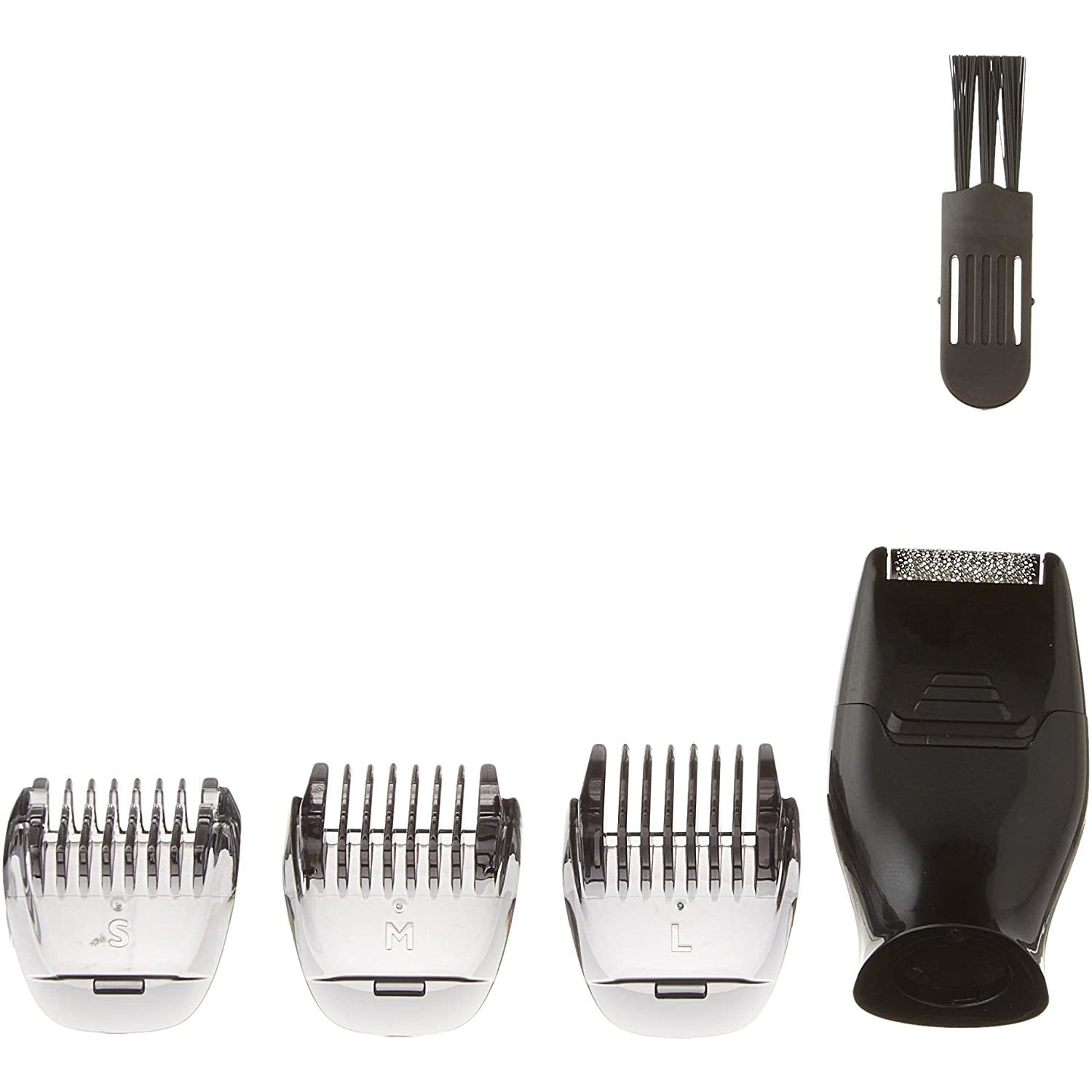 Philips - Tondeuse à Batterie, Comprend 3 Peignes de Précision et 1 Mini Rasoir, Noir - Simple Boutique