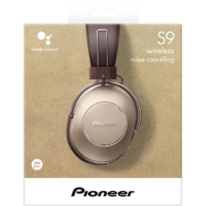 Pioneer S9 SEMS9BNG Écouteur sur l' Oreille à Réduction de Bruit Sans Fil Bluetooth Brun et Or - Simple Boutique