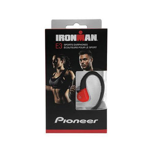 Pioneer SEE3MR Ecouteurs Sport IRONMAN Rouge Et Noir - Simple Boutique