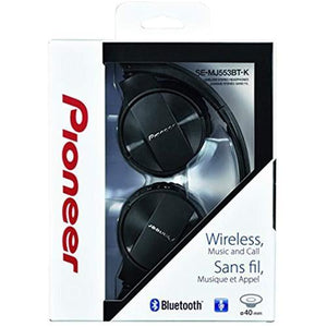 Pioneer SEMJ553BTK Casque D'écoute Bluetoorh Avec Microphone Noir - Simple Boutique
