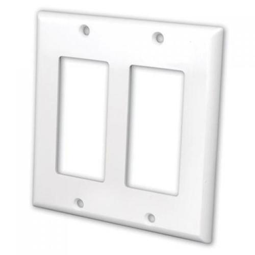 Plaque DECORA Blanche 2 Ouvertures - Simple Boutique