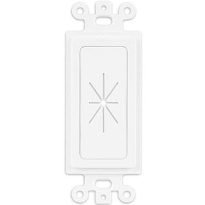 Plaque murale "Pass-thru" pour câbles flexible blanche - DECORA - Simple Boutique