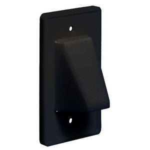 Plaque murale "Pass-thru" tout câbles SIMPLE Noir Réversible - Simple Boutique