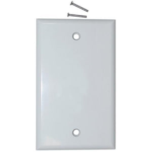 Plaque murale blanche sans ouvertures simple - Simple Boutique
