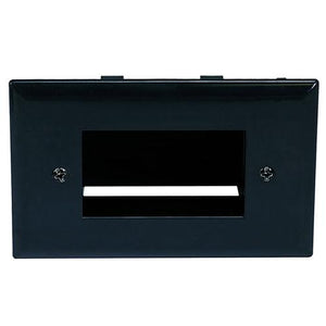 Plaque murale pass-thru EZ-mount Simple - Noire - Simple Boutique