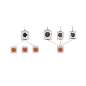 Powercube Remote Original 4 Prise Électriques Avec Télécommande Et Extension 5 Mètres - Simple Boutique