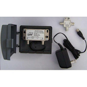 Pré-amplificateur et réducteur d'interférence pour antenne HDTV - Simple Boutique