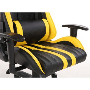 Prime Commander Chaise De Jeu Noire-Jaune - Simple Boutique