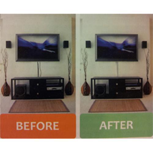 Prime Mounts Cache-câble blanc peinturable auto-adhésif 3x16po + accessoires - Simple Boutique