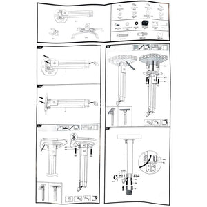 Prime Mounts Support Projecteur Extensible 21.5 à 35.5" Plafond Noir - Simple Boutique