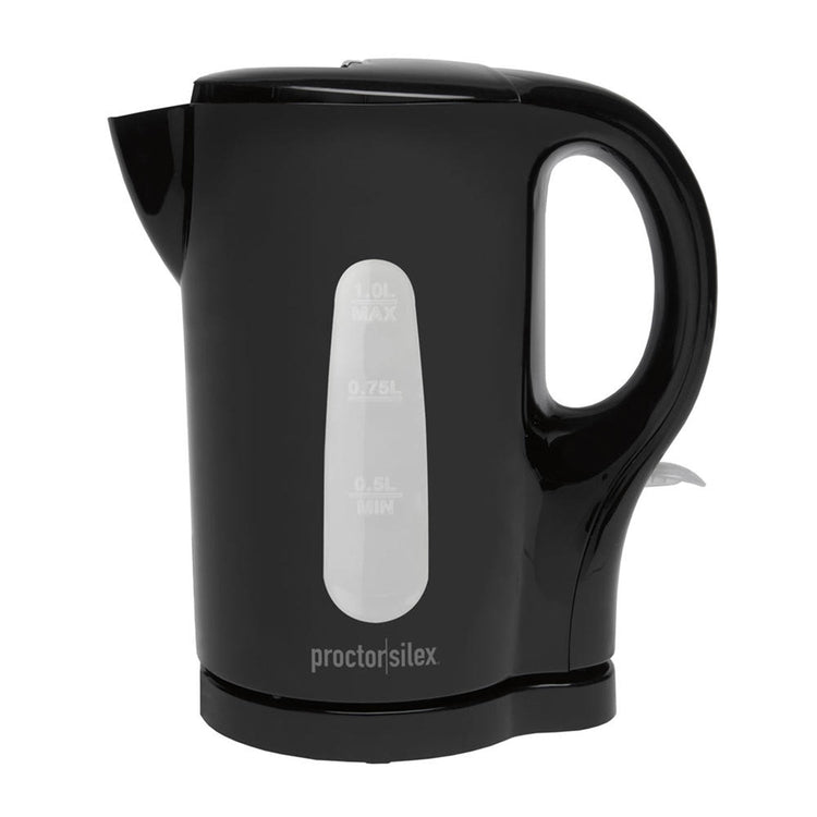 Proctor Silex - Bouilloire Sans-Fil, Capacité de 1 Litre, 1000 Watts, Noir - Simple Boutique