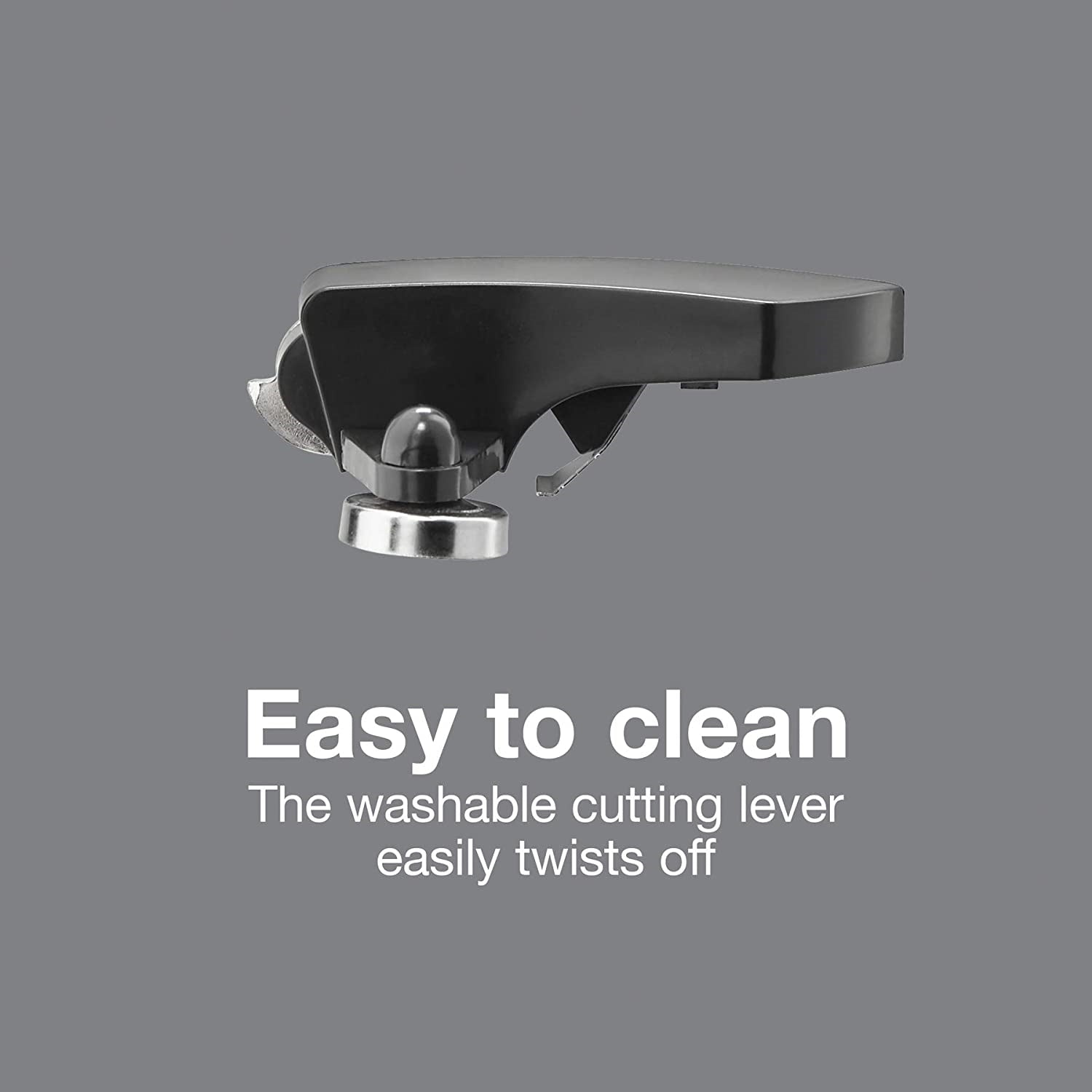 Proctor Silex - Ouvre-Boite Électrique avec Aiguiseur à Couteaux, Noir - Simple Boutique