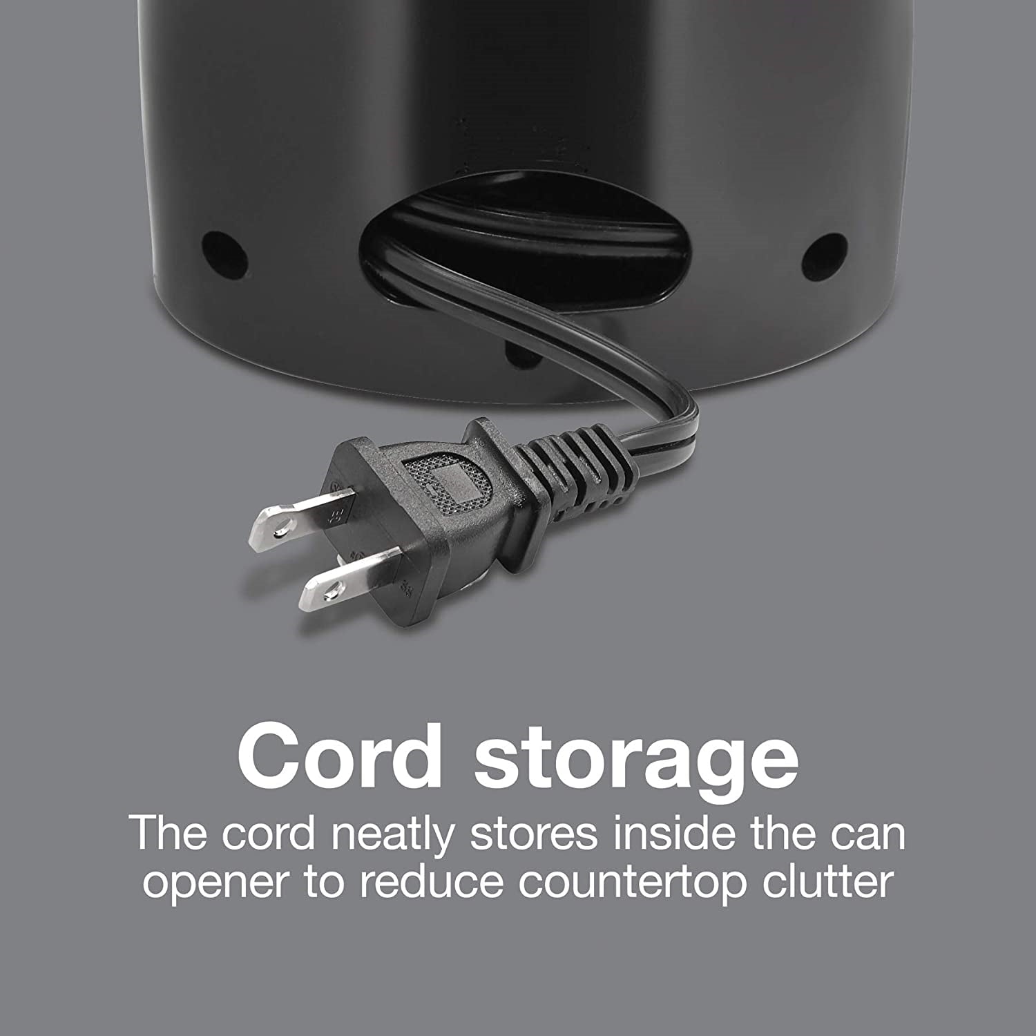 Proctor Silex - Ouvre-Boite Électrique avec Aiguiseur à Couteaux, Noir - Simple Boutique