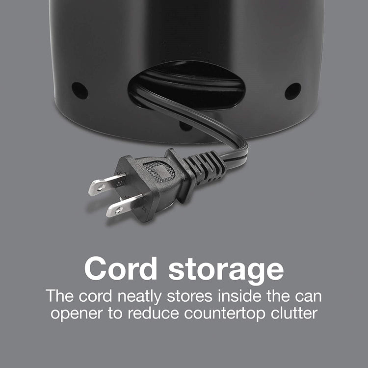 Proctor Silex - Ouvre-Boite Électrique avec Aiguiseur à Couteaux, Noir - Simple Boutique