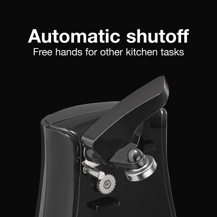 Proctor Silex - Ouvre-Boite Électrique avec Aiguiseur à Couteaux, Noir - Simple Boutique