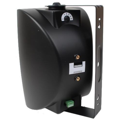 Prologue AS-105B Haut-Parleurs Intérieur-Extérieur 5.25" 80W 8 Ohms Ou 70 V Avec Support Mural Inclus Noir - Simple Boutique