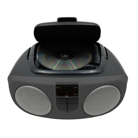 Proscan - BoomBox/Lecteur CD Portable avec Radio AM/FM, Entrée AUX, Noir
