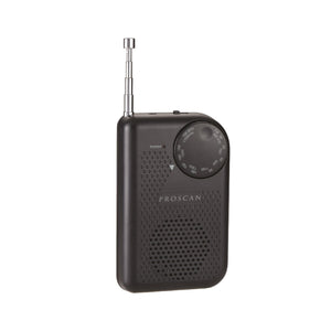 Proscan - Radio AM/FM Portative, Entrée 3.5mm, Noir - Simple Boutique