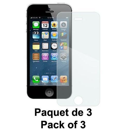 Protecteur d'écran pour iPhone 5 - film transparent Paquet de 3 - Simple Boutique