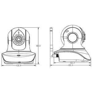 Provision ISR PT-838 Caméra Plug & View Pan/Tilt IR Objectif Fixe Sans Fil Wifi 2MP - Simple Boutique