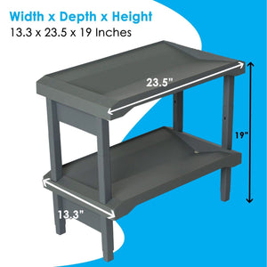 RAKABOT - Étagère de Rangement pour Chaussures, Bottes d'hiver et Bottes de Pluie avec Système de Récupération d'eau, Gris Anthracite - Fait au Canada - Simple Boutique