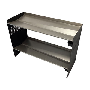 RAKABOT Signature - Étagère de Rangerment pour Bottes d'hiver et Bottes de Pluies avec Système de Récupération d'eau, Fait au Canada, Fini Acier Inoxidable/Coté Noir - Simple Boutique