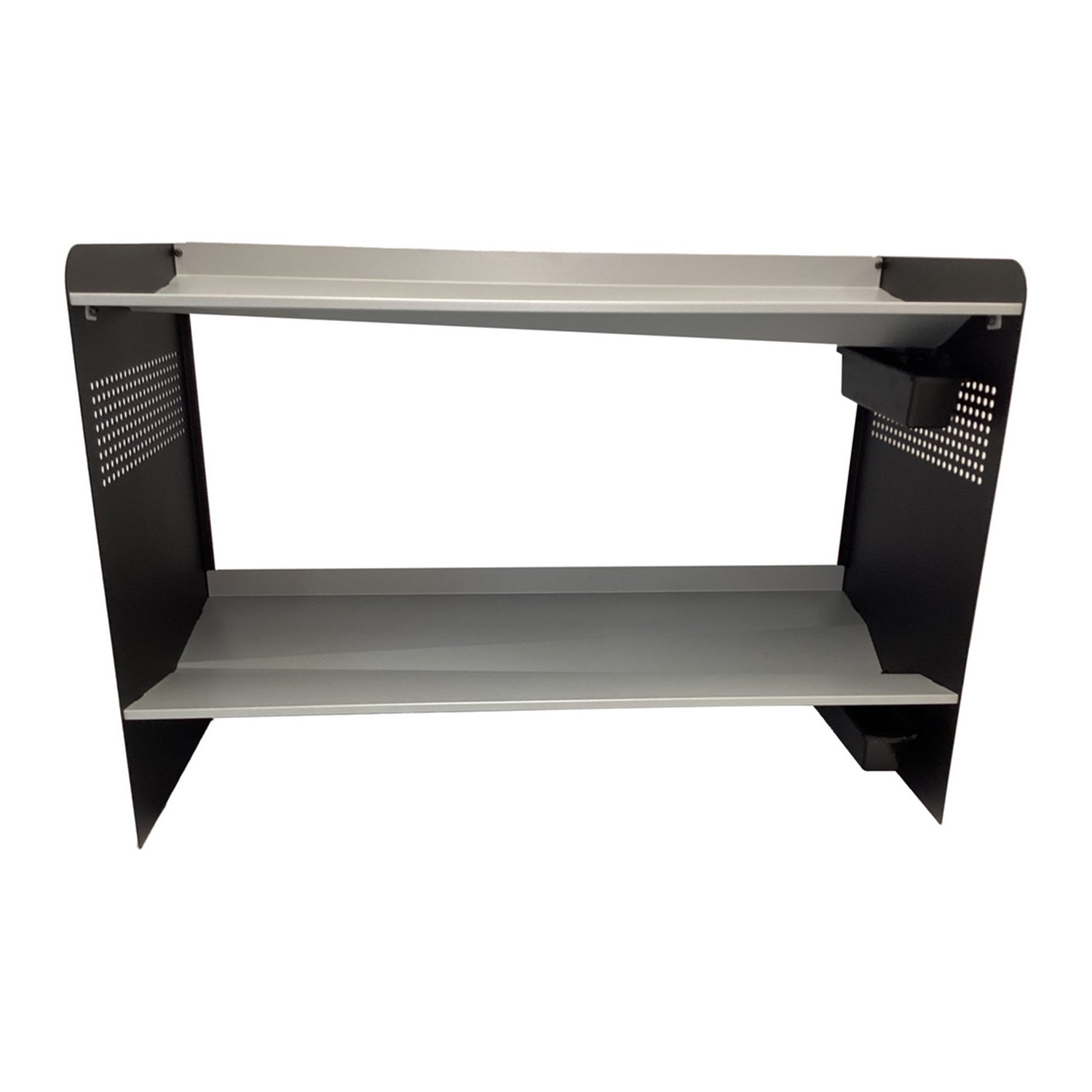 RAKABOT Signature - Étagère de Rangerment pour Bottes d'hiver et Bottes de Pluies avec Système de Récupération d'eau, Fait au Canada, Fini Aluminium Brossé/Cotés Noir - Simple Boutique