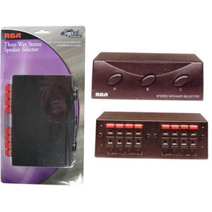 RCA sélecteur pour 3 paires de haut-parleurs (3 Zones) - Simple Boutique