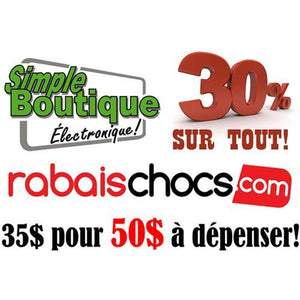 Rabais Chocs 50$ - Simple Boutique