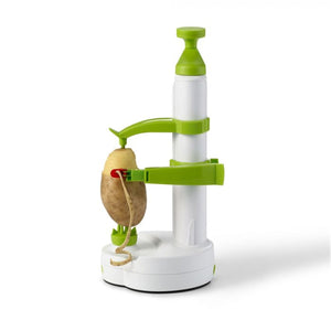 Rotato - Éplucheur à Fruits et Légumes Manuel, Base Antidérapante, Vert - Simple Boutique