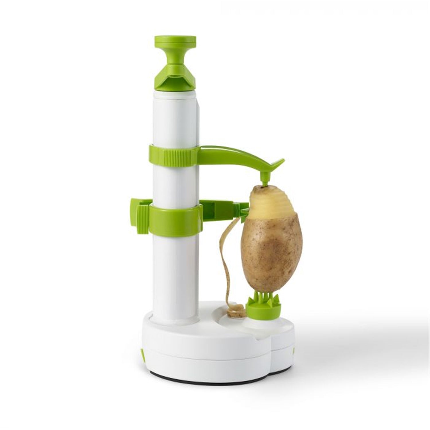 Rotato - Éplucheur à Fruits et Légumes Manuel, Base Antidérapante, Vert - Simple Boutique