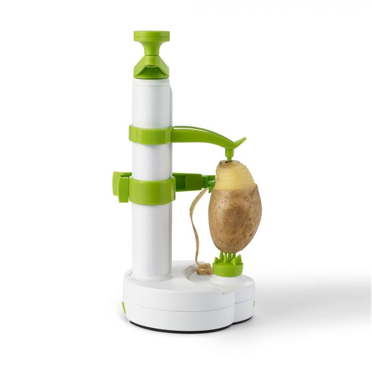 Rotato - Éplucheur à Fruits et Légumes Manuel, Base Antidérapante, Vert - Simple Boutique