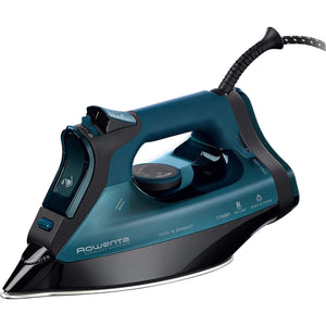 Rowenta - Fer à Repasser à Vapeur en Acier Inoxydable, Anti-Calcaire, 1750 Watts, Bleu - Simple Boutique